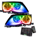 Picture of Oracle 02-05 BMW 3 Series SMD HL - Black - ColorSHIFT w/ 2.0 Controller