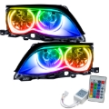 Picture of Oracle 02-05 BMW 3 Series SMD HL - Black - ColorSHIFT w/ Simple Controller