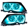 Picture of Oracle 02-05 BMW 3 Series SMD HL - Black - ColorSHIFT w/ 2.0 Controller
