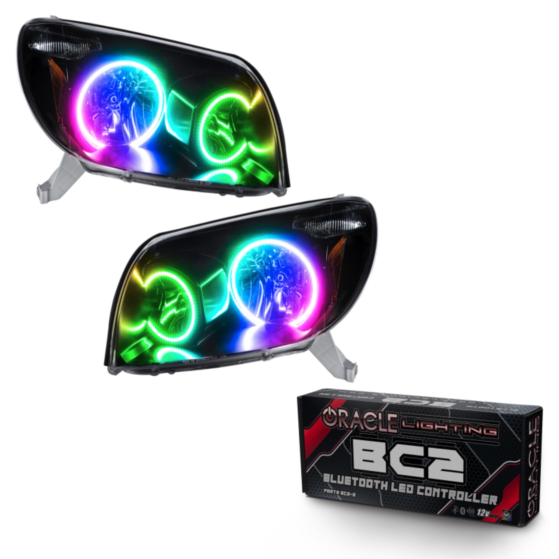 Picture of Oracle 03-05 Toyota 4-Runner SMD HL - Black - ColorSHIFT w/ BC1 Controller