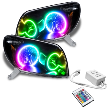 Picture of Oracle 03-05 Toyota 4-Runner SMD HL - Black - ColorSHIFT w/ Simple Controller