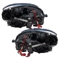 Picture of Oracle 08-11 Mercedes Benz C-Class Pre-Assembled Headlights - Chrome Housing - White
