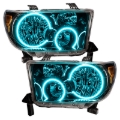 Picture of Oracle 07-11 Toyota Tundra Pre-Assembled Headlights - Black Housing - w/ 2.0 Controller