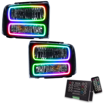 Picture of Oracle 05 Ford Excursion SMD HL - Black - ColorSHIFT w/ 2.0 Controller