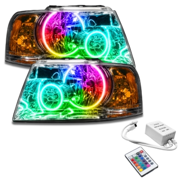 Picture of Oracle 03-06 Ford Expedition SMD HL - Chrome - ColorSHIFT w/ Simple Controller