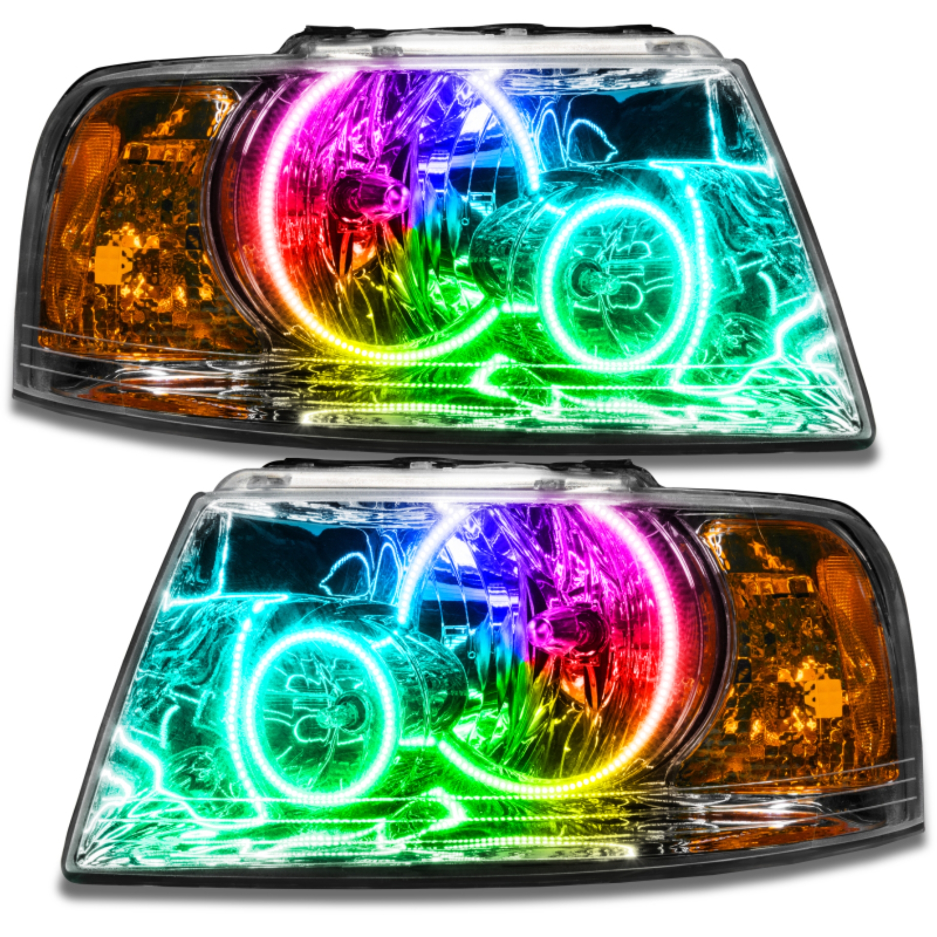 Picture of Oracle 03-06 Ford Expedition SMD HL - Chrome - ColorSHIFT w/o Controller