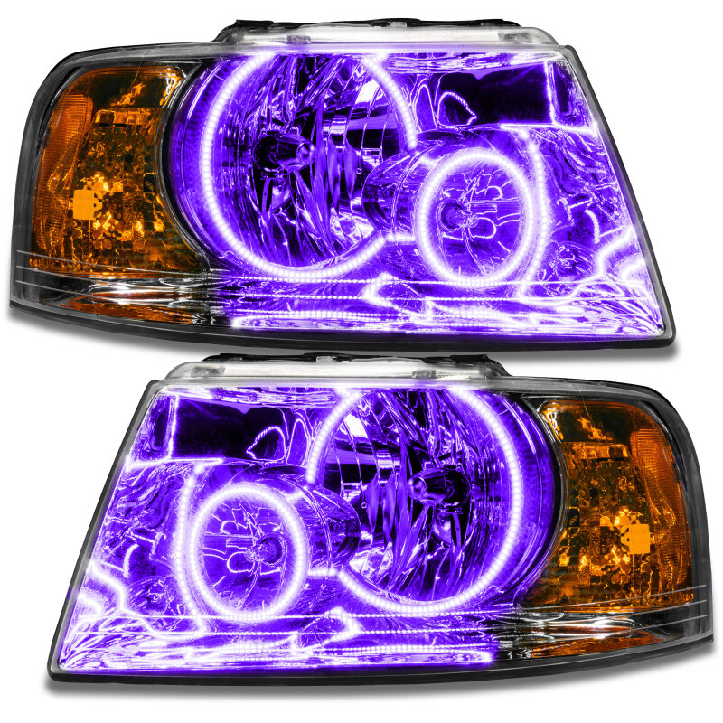 Picture of Oracle 03-06 Ford Expedition SMD HL - Chrome - ColorSHIFT w/ Simple Controller
