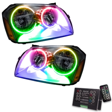 Picture of Oracle 05-07 Dodge Magnum SMD HL - Chrome - ColorSHIFT w/ 2.0 Controller