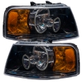 Picture of Oracle 03-06 Ford Expedition SMD HL - Black - ColorSHIFT w/ Simple Controller