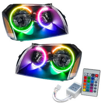 Picture of Oracle 05-07 Dodge Magnum SMD HL - Black - ColorSHIFT w/ Simple Controller