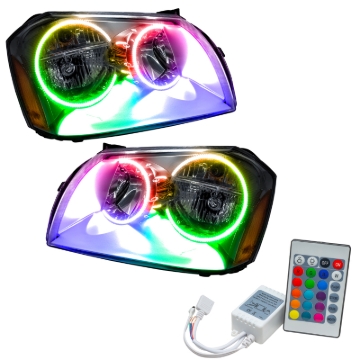 Picture of Oracle 05-07 Dodge Magnum SMD HL - Chrome - ColorSHIFT w/ Simple Controller