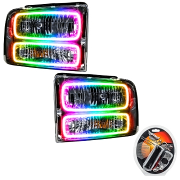 Picture of Oracle 05-07 Ford F-250/350 SMD HL - Chrome - ColorSHIFT