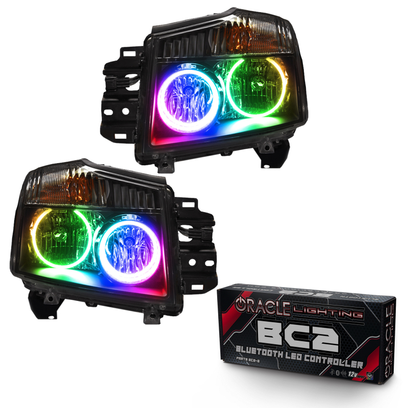 Picture of Oracle 08-15 Nissan Titan SMD HL - ColorSHIFT w/ BC1 Controller