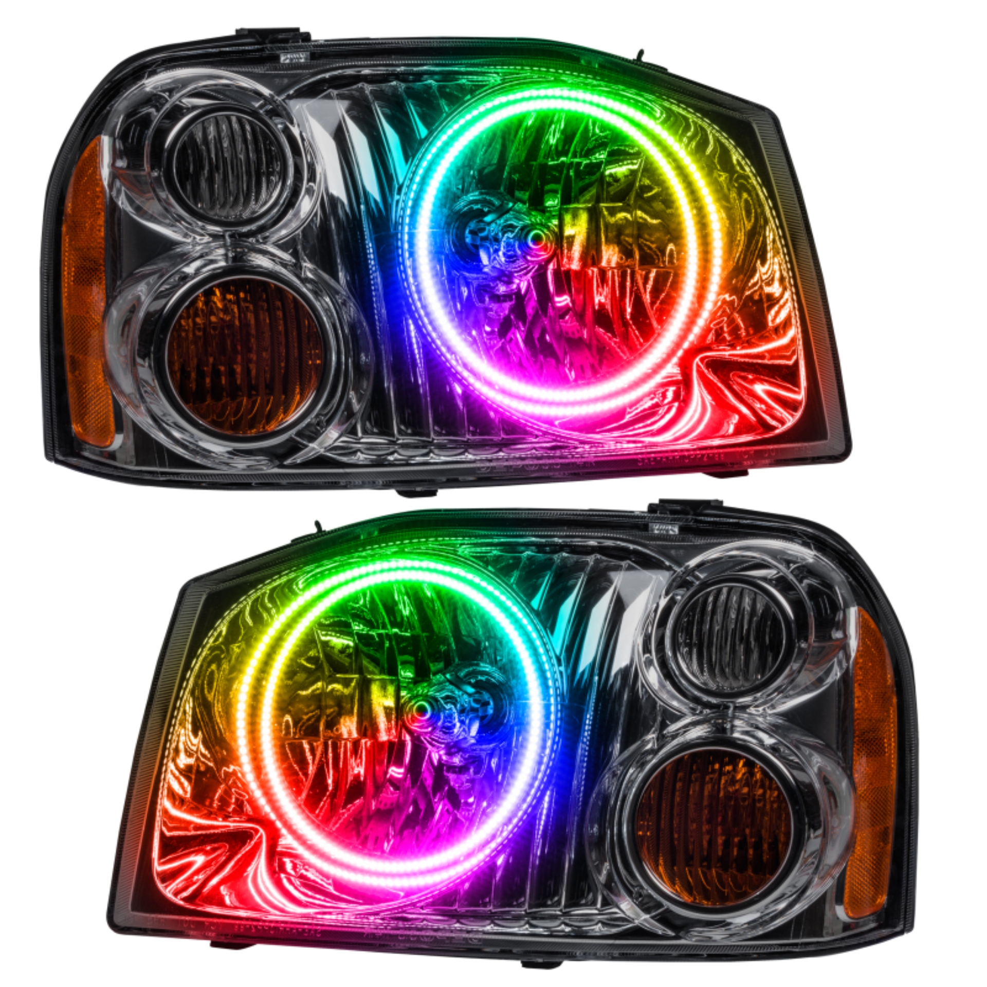 Picture of Oracle 01-04 Nissan Frontier SMD HL - Dual Halo - ColorSHIFT w/o Controller