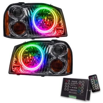 Picture of Oracle 01-04 Nissan Frontier SMD HL - Dual Halo - ColorSHIFT w/ 2.0 Controller