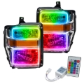 Picture of Oracle 08-10 Ford F250 Pre-Assembled Halo Headlights Chrome Housing- w/Simple Controller