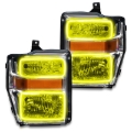 Picture of Oracle 08-10 Ford F250 Pre-Assembled Halo Headlights Chrome Housing- w/Simple Controller