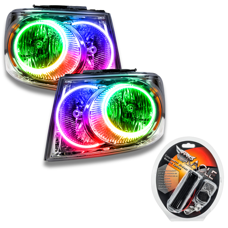 Picture of Oracle 07-09 Dodge Durango SMD HL - Chrome - ColorSHIFT