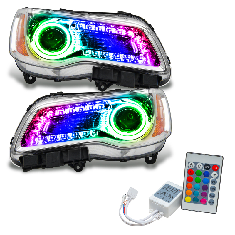Picture of Oracle 11-14 Chrysler 300C SMD HL - Chrome - NON HID - DRL w/ Simple Controller