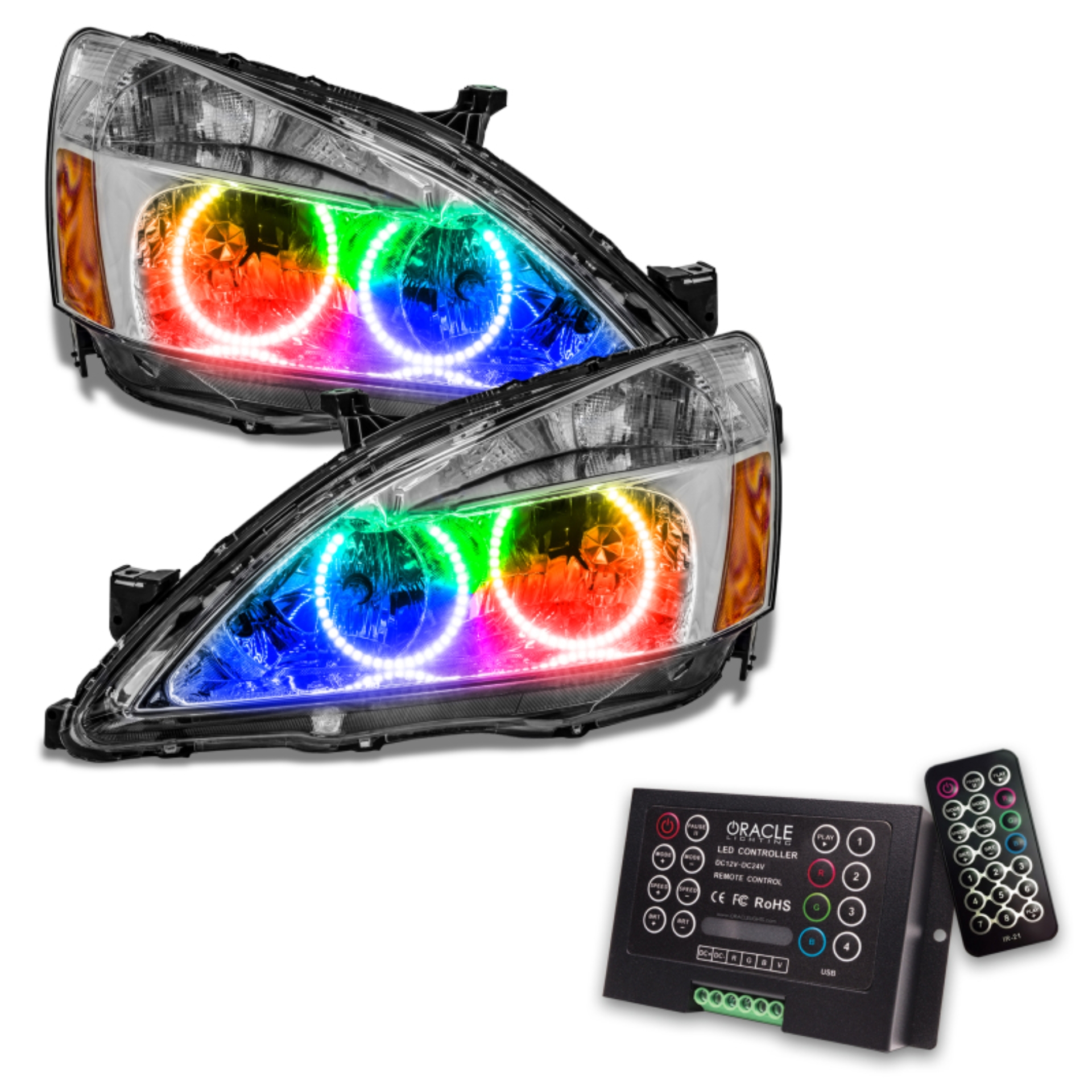Picture of Oracle 03-07 Honda Accord Coupe/Sedan SMD HL - ColorSHIFT w/ 2.0 Controller