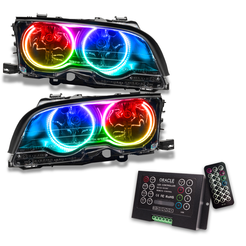 Picture of Oracle 99-01 BMW 3 Series Coupe HL - (Halogen) - ColorSHIFT w/ 2.0 Controller