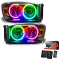 Picture of Oracle 07-08 Dodge Ram SMD HL - Black - ColorSHIFT w/ 2.0 Controller