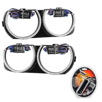 Picture of Oracle 15-21 Dodge Challenger Pre-Installed Halo Headlight Bezel - ColorSHIFT