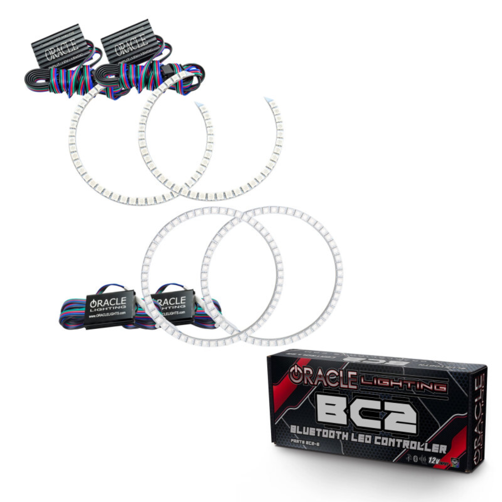 Picture of Oracle Pontiac G6 05-10 Halo Kit - ColorSHIFT w/ BC1 Controller