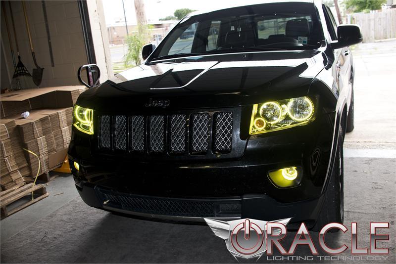 Picture of Oracle Jeep Grand Cherokee 11-13 Triple Halo Kit - ColorSHIFT w/ BC1 Controller