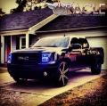 Picture of Oracle GMC Sierra 07-13 Halo Kit (New Square Ring Design) - ColorSHIFT