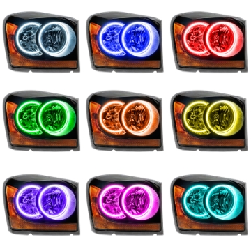 Picture of Oracle Dodge Durango 04-06 Halo Kit - ColorSHIFT w/ BC1 Controller