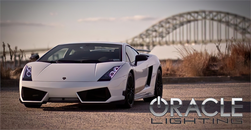 Picture of Oracle Lamborghini Gallardo 04-12 Halo Kit - ColorSHIFT w/ BC1 Controller