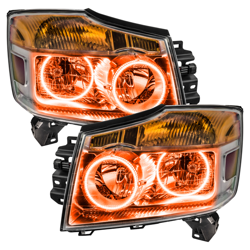 Picture of Oracle Nissan Titan 04-07 Halo Kit - ColorSHIFT w/ BC1 Controller