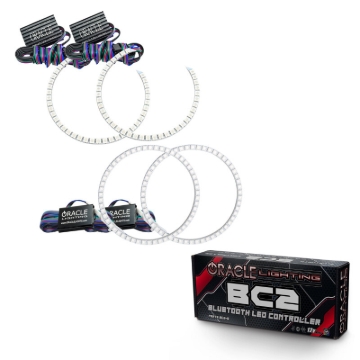 Picture of Oracle Nissan Titan 08-15 Halo Kit - ColorSHIFT w/ BC1 Controller