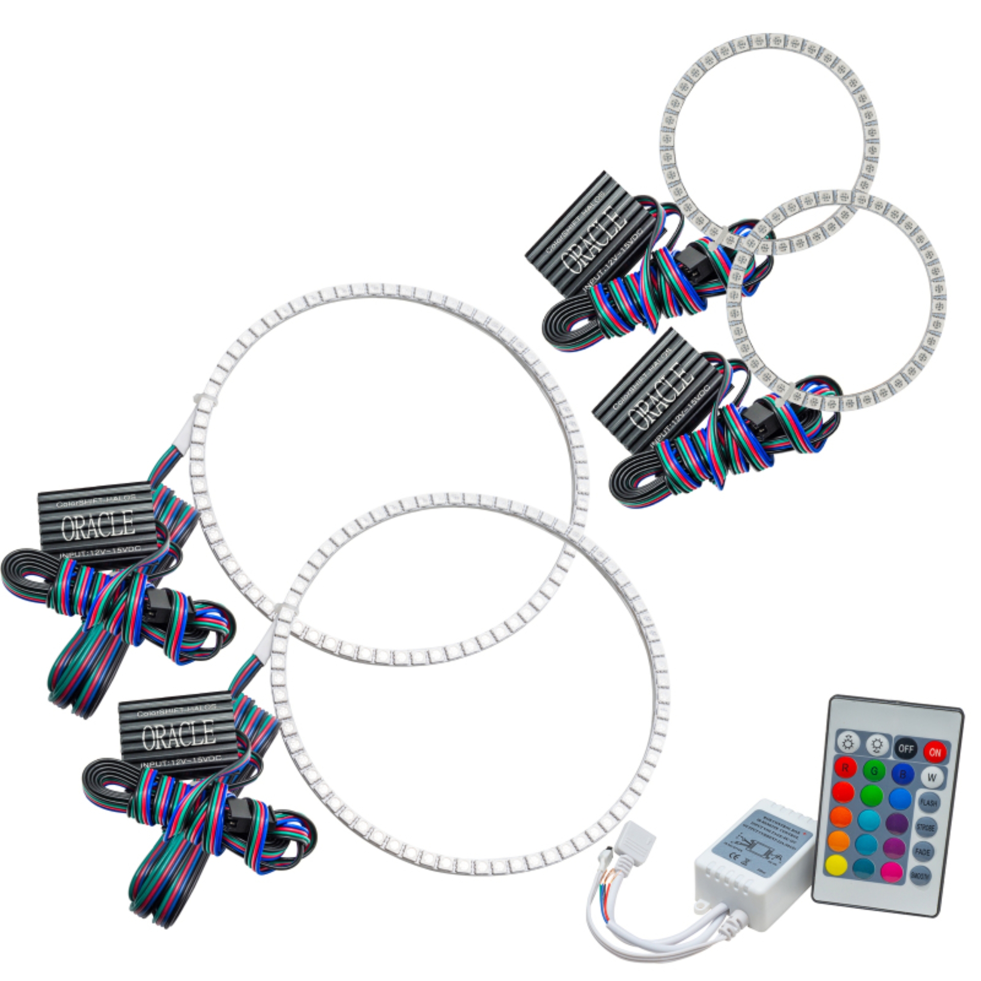 Picture of Oracle Volvo XC90 03-08 Halo Kit - ColorSHIFT w/ Simple Controller