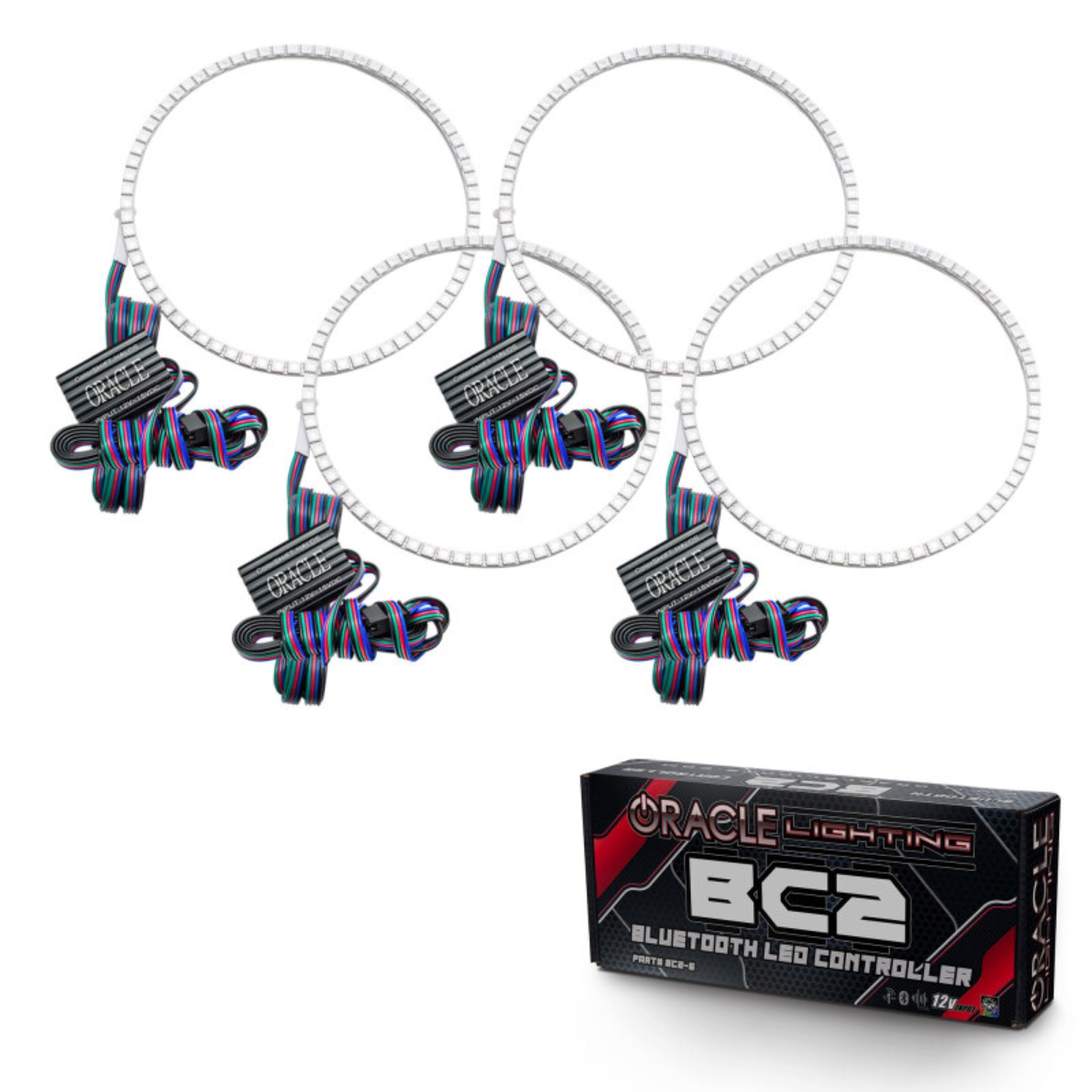 Picture of Oracle Volkswagen Jetta 05-10 Halo Kit - ColorSHIFT w/ BC1 Controller