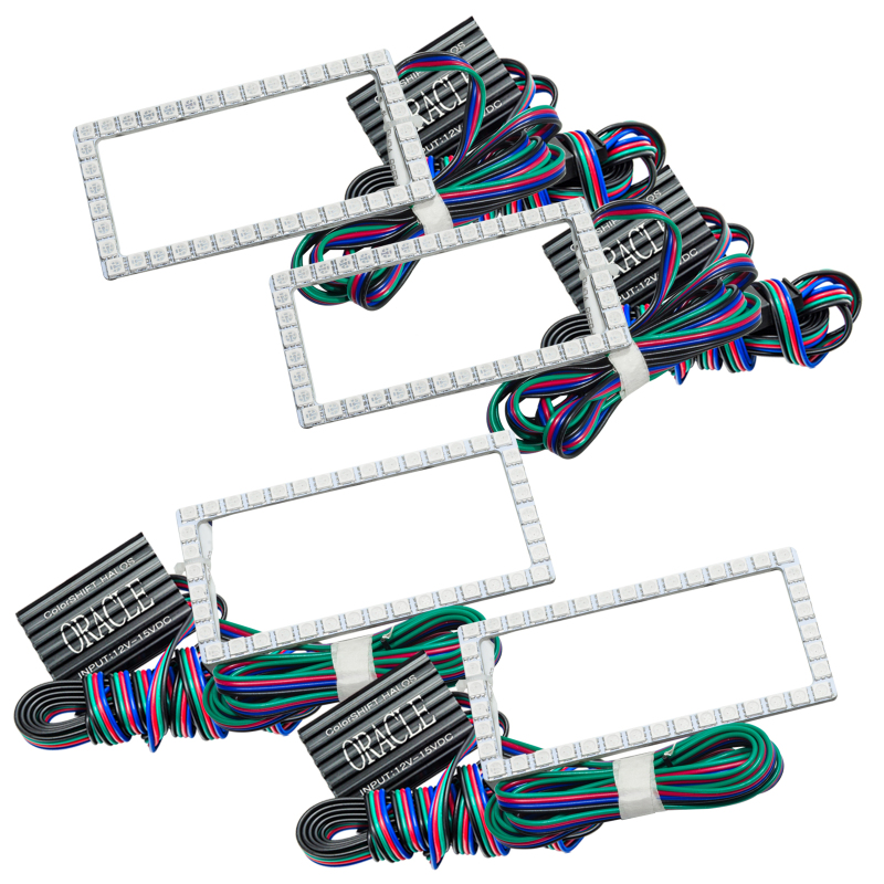 Picture of Oracle Ford F-150 15-17 Projector Headlight Halo Kit - ColorSHIFT w/o Controller