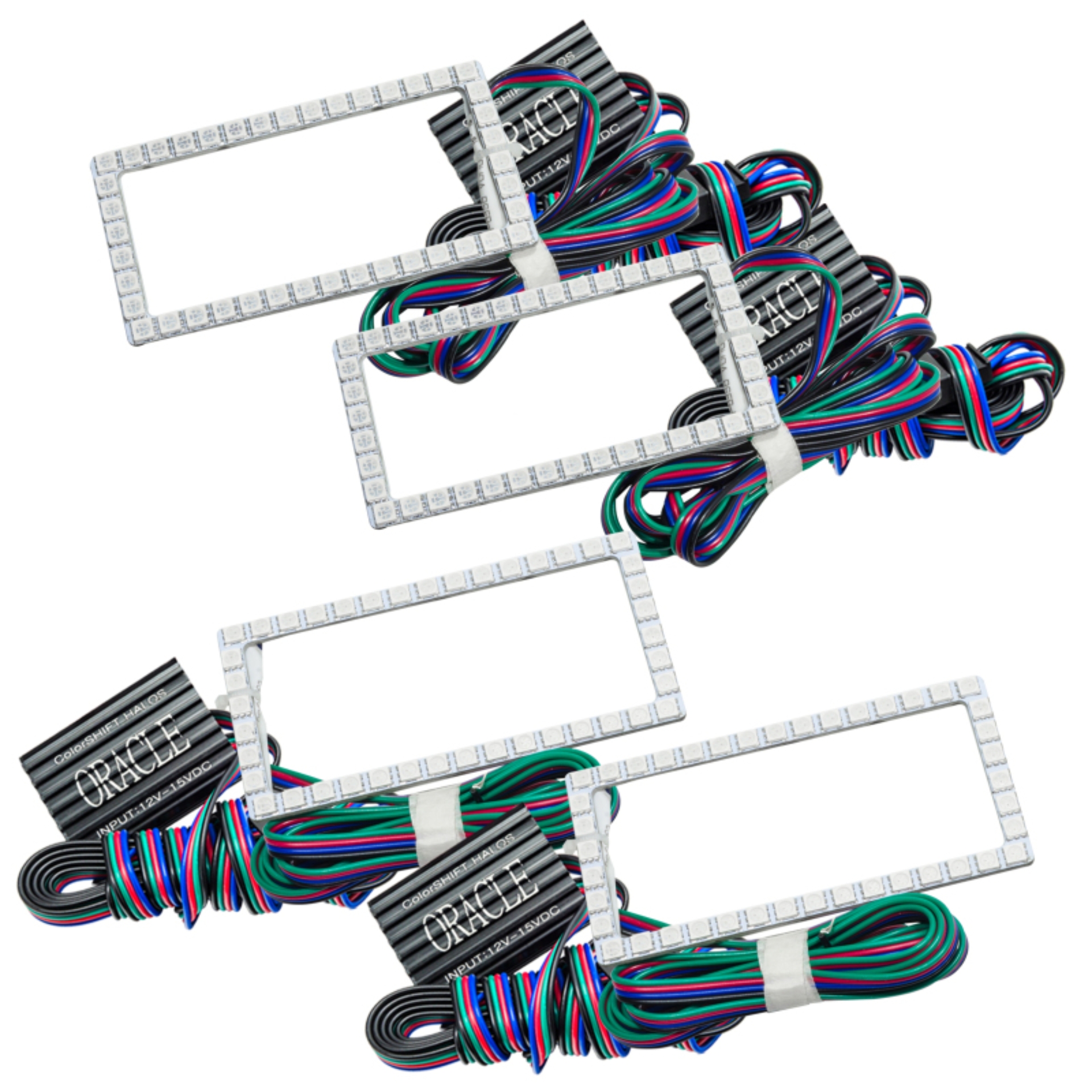 Picture of Oracle Ford F-150 15-17 Projector Headlight Halo Kit - ColorSHIFT w/o Controller