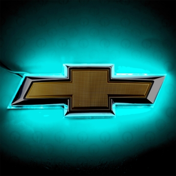 Picture of Oracle 14-15 Chevrolet Camaro Illuminated Bowtie - Aqua