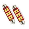 Picture of Oracle 44MM 6 LED 3-Chip Festoon Bulbs (Pair) - Cool White