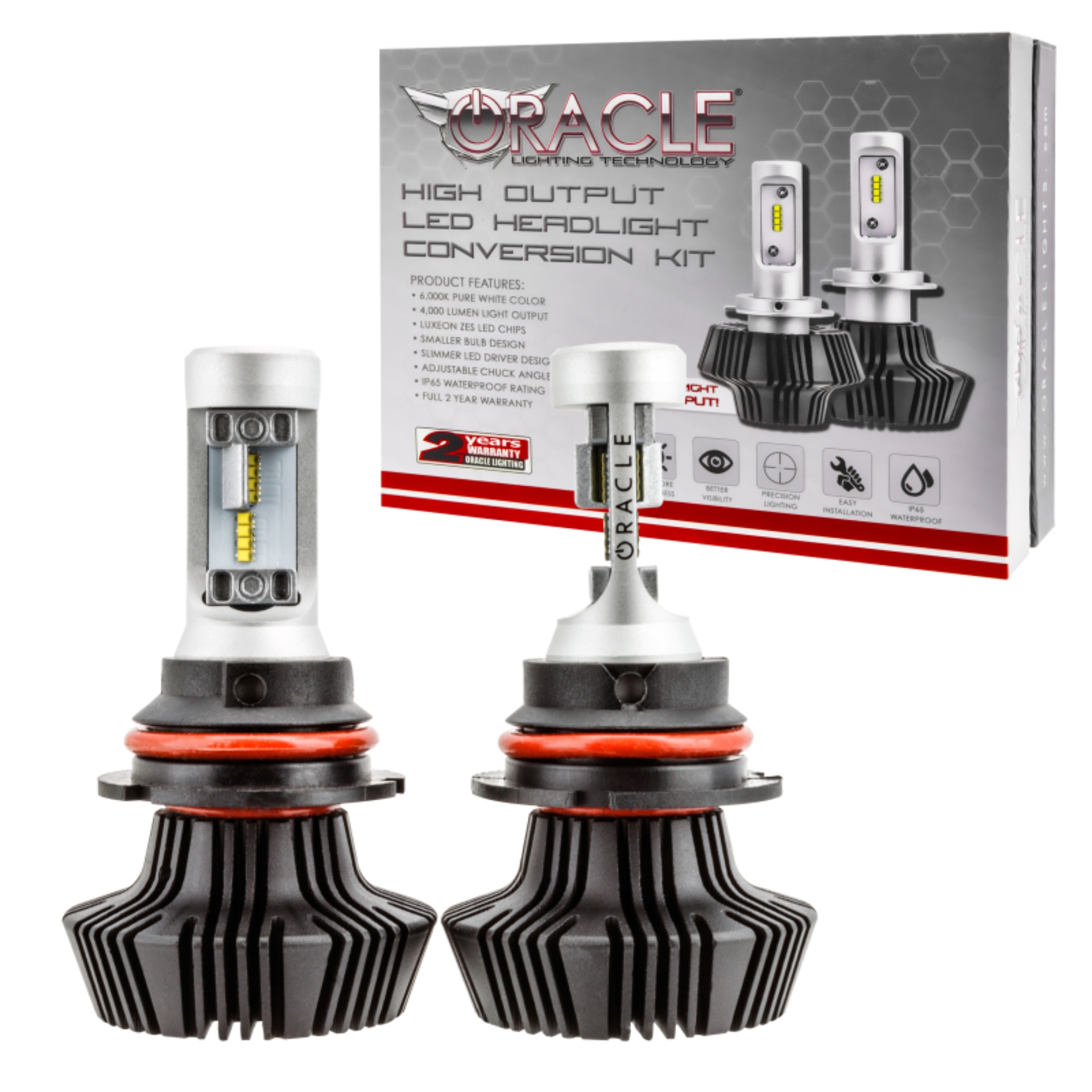 Picture of Oracle 9004 4000 Lumen LED Headlight Bulbs (Pair) - 6000K