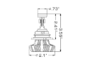 Picture of Oracle 9004 4000 Lumen LED Headlight Bulbs (Pair) - 6000K