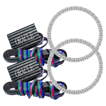 Picture of Oracle Ford Explorer Sport Trac 08 LED Fog Halo Kit - ColorSHIFT
