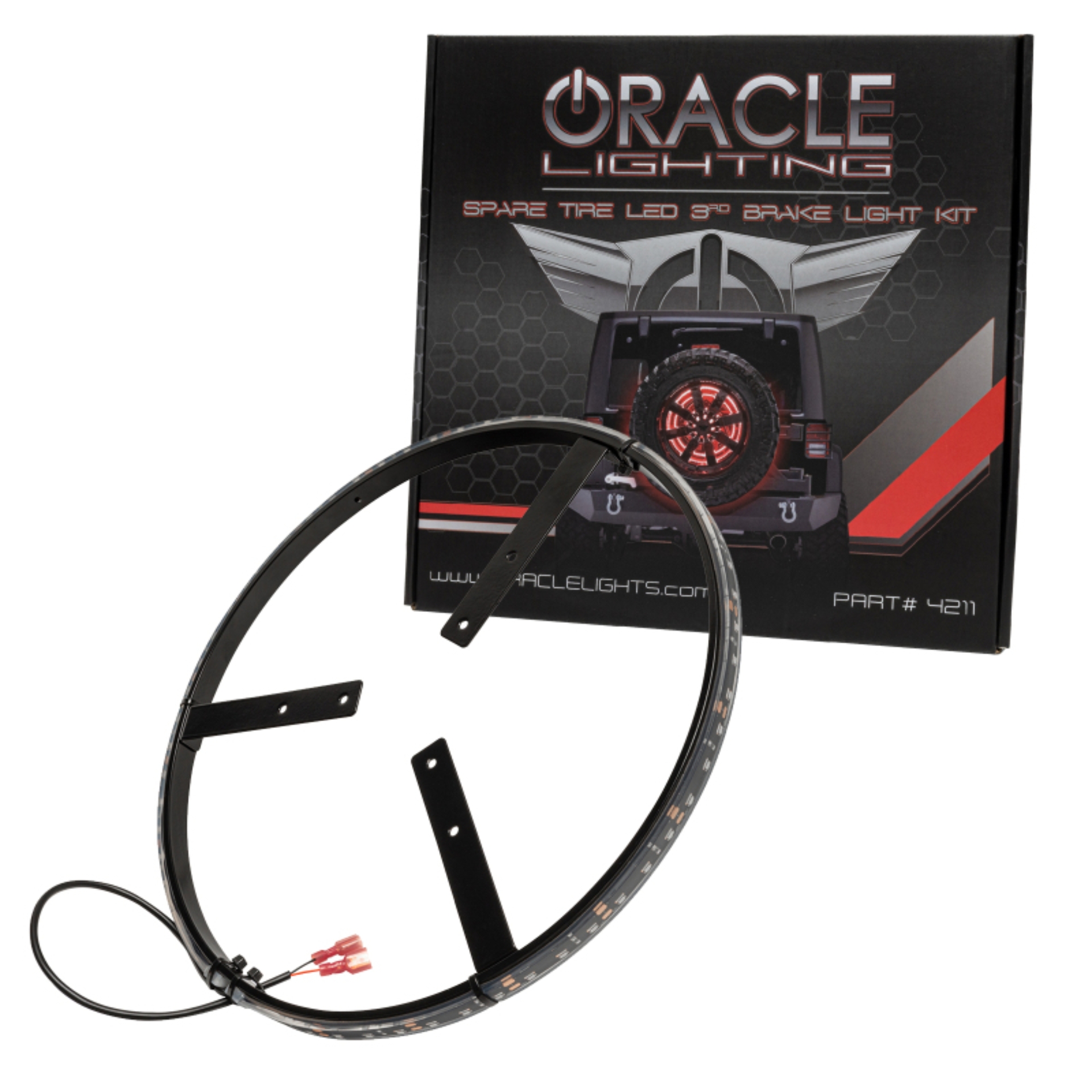 Picture of Oracle LED Illuminated Wheel Ring 3rd Brake Light - Red