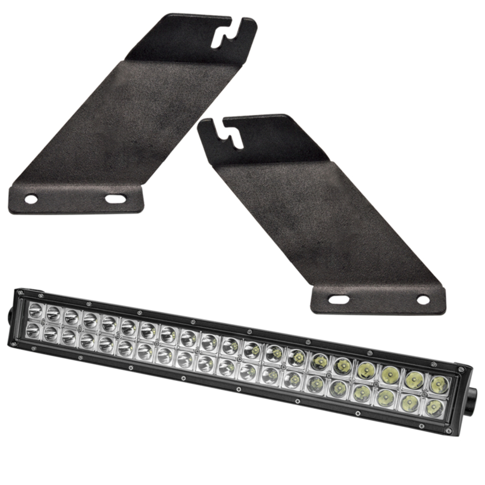 Picture of Oracle Jeep JK Hood Mounting Brackets SM/Light Combo