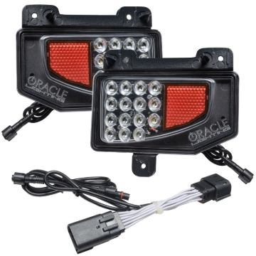 Picture of Oracle Jeep Gladiator JT Rear Bumper LED Reverse Lights w/ Plug & Play Harness - 6000K