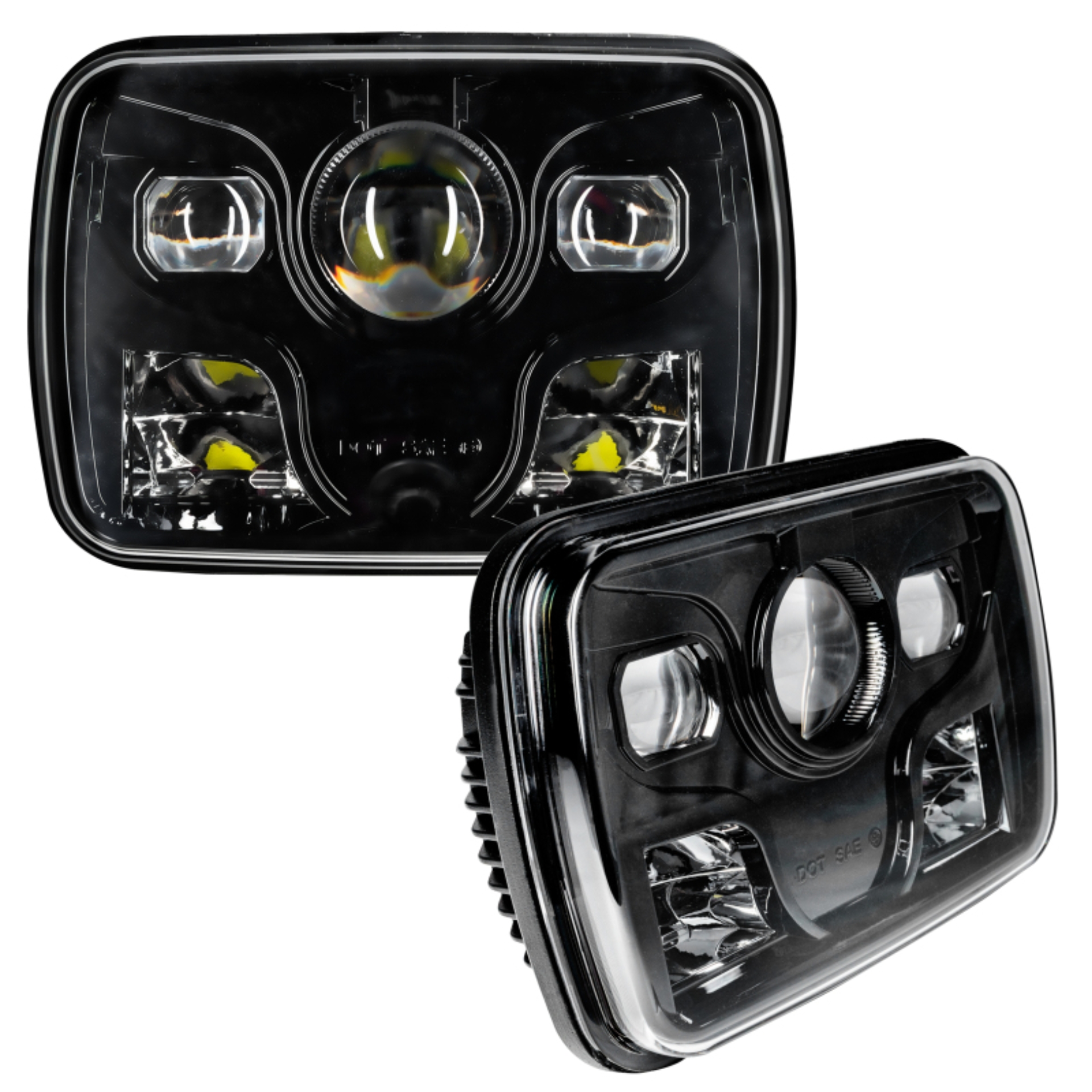 Picture of Oracle 7inx6in 40W Replacement LED Headlight - Black (Pair)
