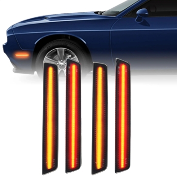 Picture of Oracle 15-21 Dodge Challenger Concept Sidemarker Set - Tinted - No Paint