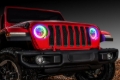 Picture of Oracle Jeep Wrangler JL/Gladiator JT LED Surface Mount Headlight Halo Kit- w/o Controller