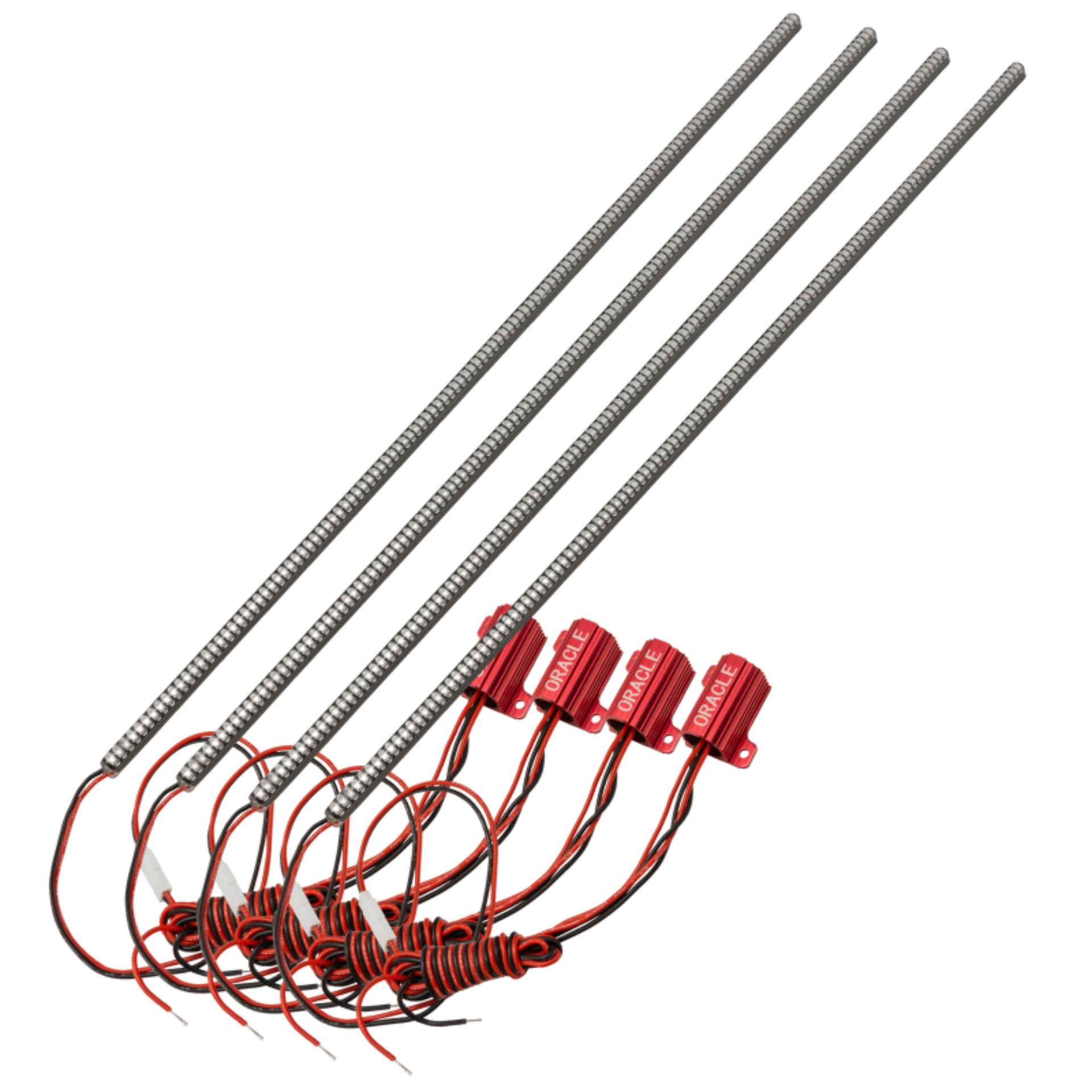 Picture of Oracle Dodge Challenger 08-14 Afterburner Center Section (4 pcs) - Red